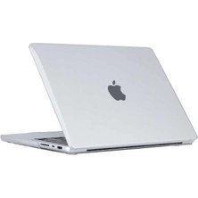 Valor Apple Macbook Pro 14INÇ M1/m2 A2442 A2779 ile Uyumlu Kılıf Kristal Ön Arka Şeffaf Kapak Renksiz