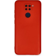 Aconcept Newface Xiaomi Redmi Note 9 Kılıf Nano Içi Kadife Silikon - Kırmızı