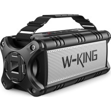 Valor W-King 90W Max Bluetooth Hoparlör, Ipx6 Su Geçirmez Taşınabilir Kablosuz Bluetooth Hoparlör, 50W De