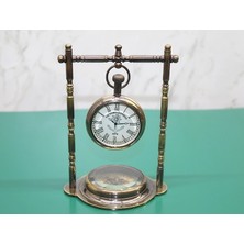 Hsc Bilişim Pirinç Masa Üstü Saat 16194