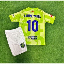 Breathless F.c Barcelona 2026 Lamine Yamal Özel Konsept Çocuk Forması (Green)