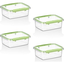 Valor Smartware 4'lü Set Press - Lock Saklama Kabı 820 ml Yeşi̇l