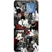 TechTree General Mobile Gm 26 Pro Uyumlu Death Note Kolaj Tasarımlı Baskılı Silikon Kılıf