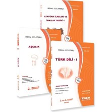 Egem Aöf 2. Sınıf Aşçılık Güz Dönemi Konu Anlatımlı Soru Bankası - A.i.t.t. - Türk Dili I