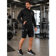 Erkek Running Hızlı Kuruma Micropoly Antrenman Halısaha Fitness Kısa Taytlı Outdoor Şort