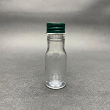 Valor 10 cc Plastik Şişesi - Yeşil Metal Kapaklı - 10 ml Plastik Şişesi x 10 Adet