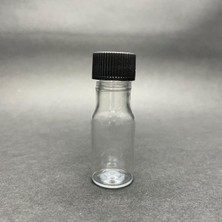 Valor 10 cc Pet Şişe - Siyah Kapaklı - 10 ml Plastik Şişe x 10 Adet