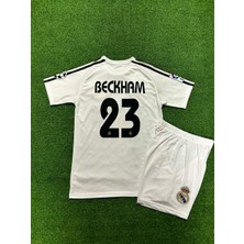 Breathless Real Madridd 2004/05 Sezonu Davidd B.e.c.k.h.a.m Nostalji Çocuk Forması (White)