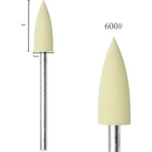 Valor Silikon Tırnak Parlatma Törpü Ucu 600 Grit Sivri Sarı