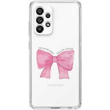 Moonset Samsung Galaxy A53 Uyumlu Baskılı Yumuşak Silikon Şeffaf Telefon Kılıfı