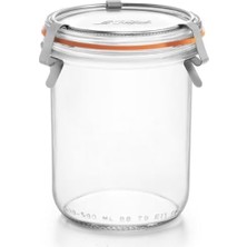 Valor 3 Klipsli Cam Kavanoz 580 ml (4 Adet)