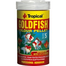 Valor Tropical Goldfish Colour Pellet Size Small 100ML 45GR