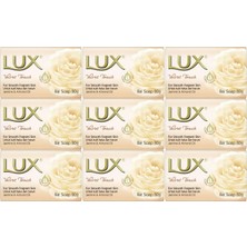 Valor Lux Velvet Touch Bar Soap, 80G, Jasmine & Almond Oil, Set Of 9