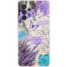 Moonset Samsung Galaxy A23 Uyumlu Baskılı Yumuşak Silikon Şeffaf Telefon Kılıfı