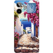 TechTree General Mobile Gm 26 Pro Uyumlu Ege'nin Kayıp Sokakları Baskılı Silikon Kılıf