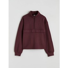 Lc Waikiki Yeni Sezon Dik Yaka Kız Çocuk Sweatshirt