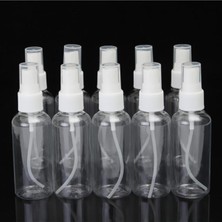 Valor 10 Adet 50 ml Sprey Başlıklı Şişe Kolonya-Dezenfektan Boş Şişesi