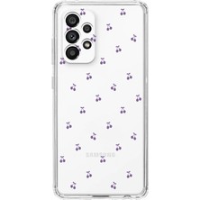 Moonset Samsung Galaxy A53 Uyumlu Baskılı Yumuşak Silikon Şeffaf Telefon Kılıfı