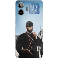 TechTree General Mobile Gm 26 Pro Uyumlu Atatürk Cephede Baskılı Silikon Kılıf