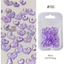 Valor Tırnakmania Tırnak Süsleme Nail Art Charm Kalp (56263-6) 4596