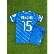 Breathless Reall Madridd 2025/26 Yeni Sezon Arda Güler Alternatif Çocuk Forması ( Blue)