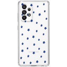 Moonset Samsung Galaxy A32 Uyumlu Baskılı Yumuşak Silikon Şeffaf Telefon Kılıfı