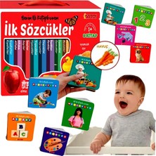 Valor Oyuncak Ilk Bebek Kütüphanem 8'li Kitap Set 1-Alfabe 2-Sayı 3-Renk 4-Hayvan 5-Meslek 6-Yiyecek 7-Kı