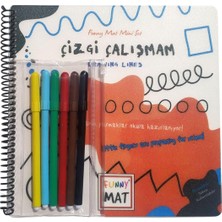 Valor Akademi Çocuk Funny Mat Mini Set Çizgi Çalışmam Kalemli