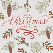 Valor Independently Published Our Christmas Guest Book: Perfect Bound Soft Cover, Christmas Script Letter
