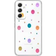 Moonset Samsung Galaxy A25 Uyumlu Baskılı Yumuşak Silikon Şeffaf Telefon Kılıfı