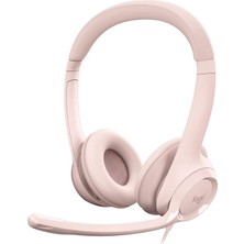 Valor Logitech H390 Kablolu Kulak Üstü Mikrofonlu Kulaklık, Dijital Stereo Ses, Katlanabilir Gürültü Önle