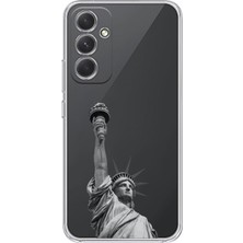 Moonset Samsung Galaxy S25 Plus Uyumlu Baskılı Yumuşak Silikon Şeffaf Telefon Kılıfı