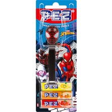 Pez Dispenser Marvel Miles Morales – Meyve Aromalı Şekerleme Makinesi ve Şekerleme Yedekleri