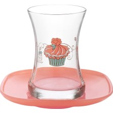 Valor Lav Cupcake 12'li Çay Seti