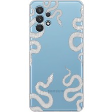 Moonset Samsung Galaxy A37 Uyumlu Baskılı Yumuşak Silikon Şeffaf Telefon Kılıfı