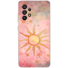 Moonset Samsung Galaxy M14 Uyumlu Baskılı Yumuşak Silikon Şeffaf Telefon Kılıfı