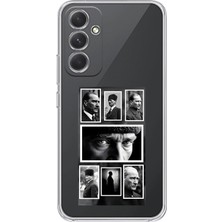 Moonset Samsung Galaxy S23 Fe Uyumlu Baskılı Yumuşak Silikon Şeffaf Telefon Kılıfı