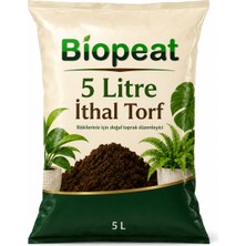 Biopeat Ithal Torf 5 L – Saksı Çiçekleri ve Iç Mekân Bitkileri Için Yetiştirme Ortamı