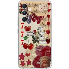 Moonset Samsung Galaxy S23 Fe Uyumlu Baskılı Yumuşak Silikon Şeffaf Telefon Kılıfı