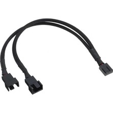 Valor Lunatic 5353 Fan Çoklayıcı 2 Port Y Pwm 4 Pin Splitter Çoklayıcı Switch Örgülü Kablosu (5353-2'LI P