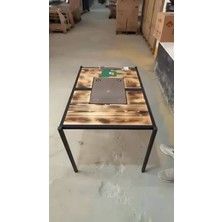 İksa Premium Katlanır Ahşap Mangal Standı ve Piknik Masası (140 cm x 70 Cm)