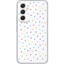 Moonset Samsung Galaxy A24 Uyumlu Baskılı Yumuşak Silikon Şeffaf Telefon Kılıfı