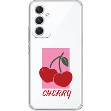 Moonset Samsung Galaxy A34 Uyumlu Baskılı Yumuşak Silikon Şeffaf Telefon Kılıfı