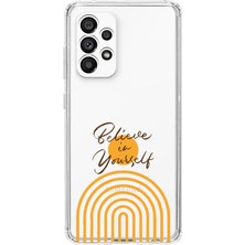 Moonset Samsung Galaxy M14 Uyumlu Baskılı Yumuşak Silikon Şeffaf Telefon Kılıfı