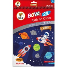 Valor Lino Boya Sil Aktivite Boyama Kitabı Uzay A4 Ebat