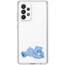 Moonset Samsung Galaxy A52 Uyumlu Baskılı Yumuşak Silikon Şeffaf Telefon Kılıfı