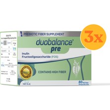 Nbt Life Duobalance Pre - Sindirim Sistemi Için Prebiyotik Lif Desteği - 60 Saşe - 3 Adet (Toplam 180 Saşe) - Dezenfektan Hediyeli