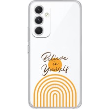 Moonset Samsung Galaxy S24 Uyumlu Baskılı Yumuşak Silikon Şeffaf Telefon Kılıfı