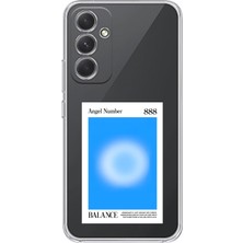 Moonset Samsung Galaxy S24 Fe Uyumlu Baskılı Yumuşak Silikon Şeffaf Telefon Kılıfı
