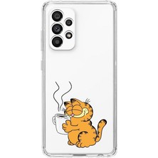 Moonset Samsung Galaxy M34 Uyumlu Baskılı Yumuşak Silikon Şeffaf Telefon Kılıfı